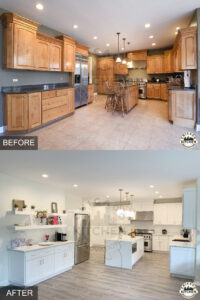 Remodeling slap kitchen Project