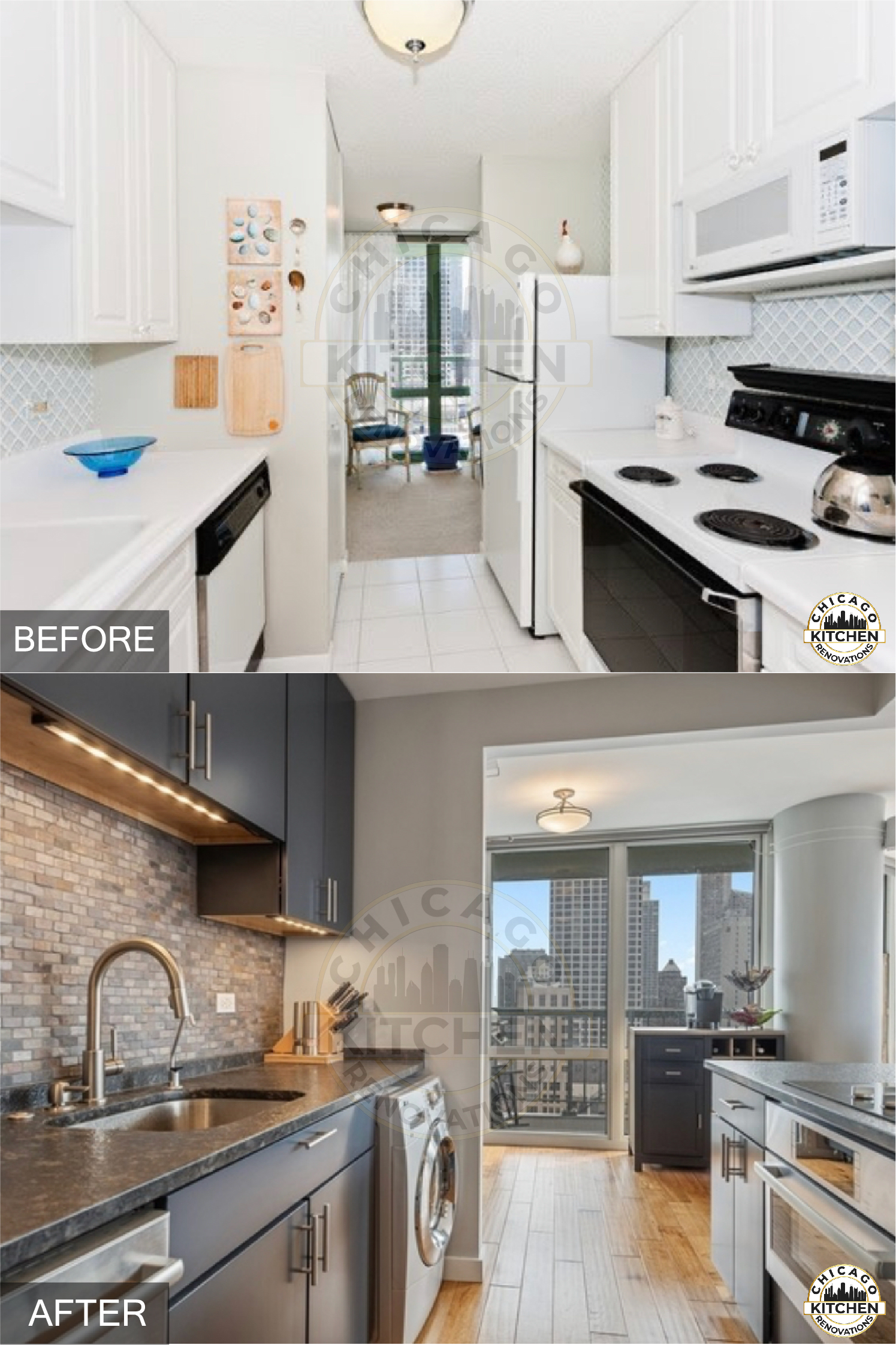 Kitchen Renovation - before and after
