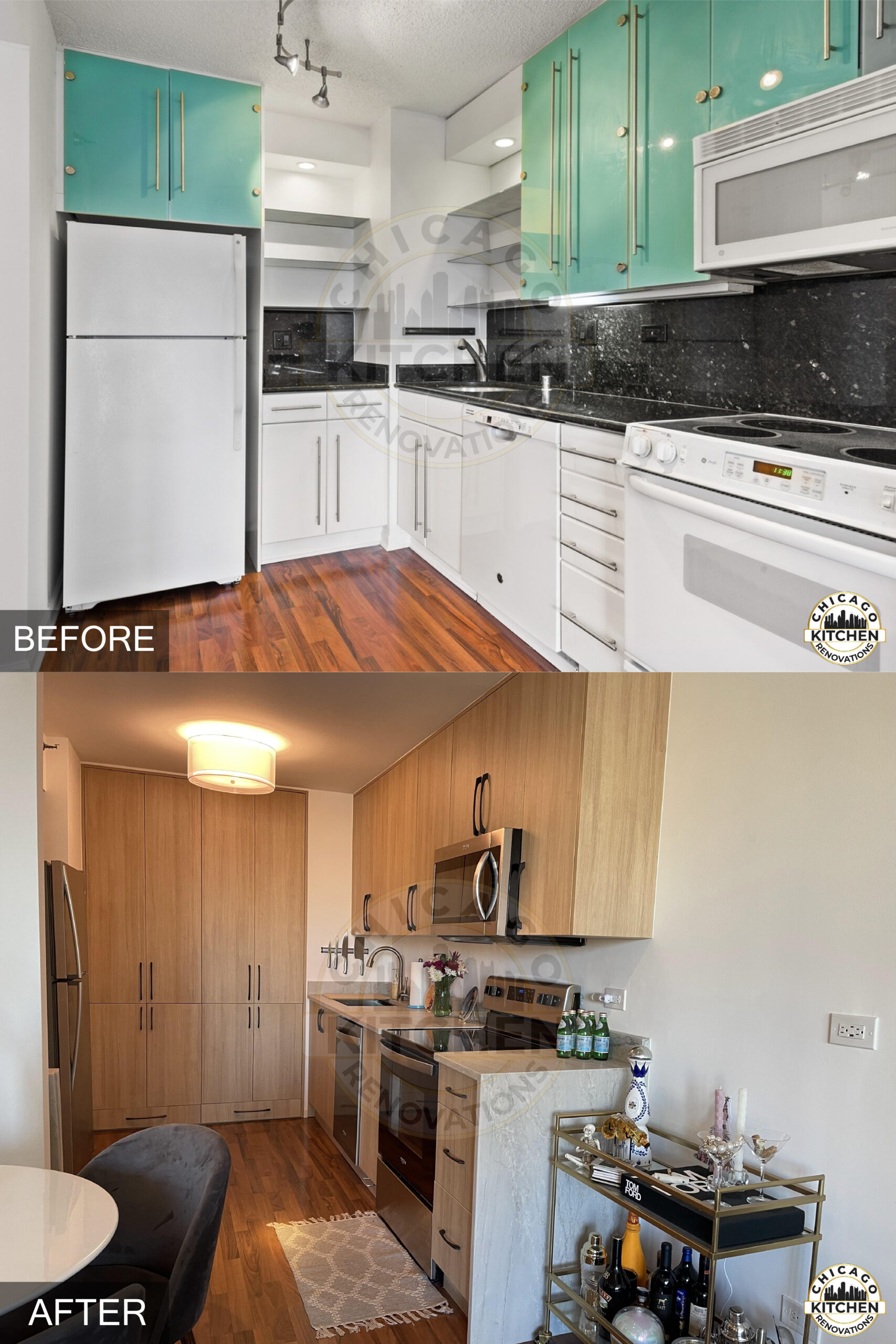 Kitchen Remodeling - before and after