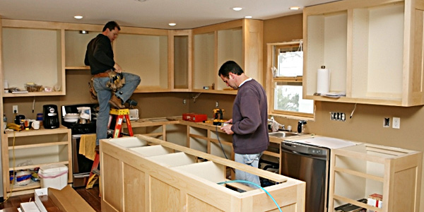 construction kitchen remodel