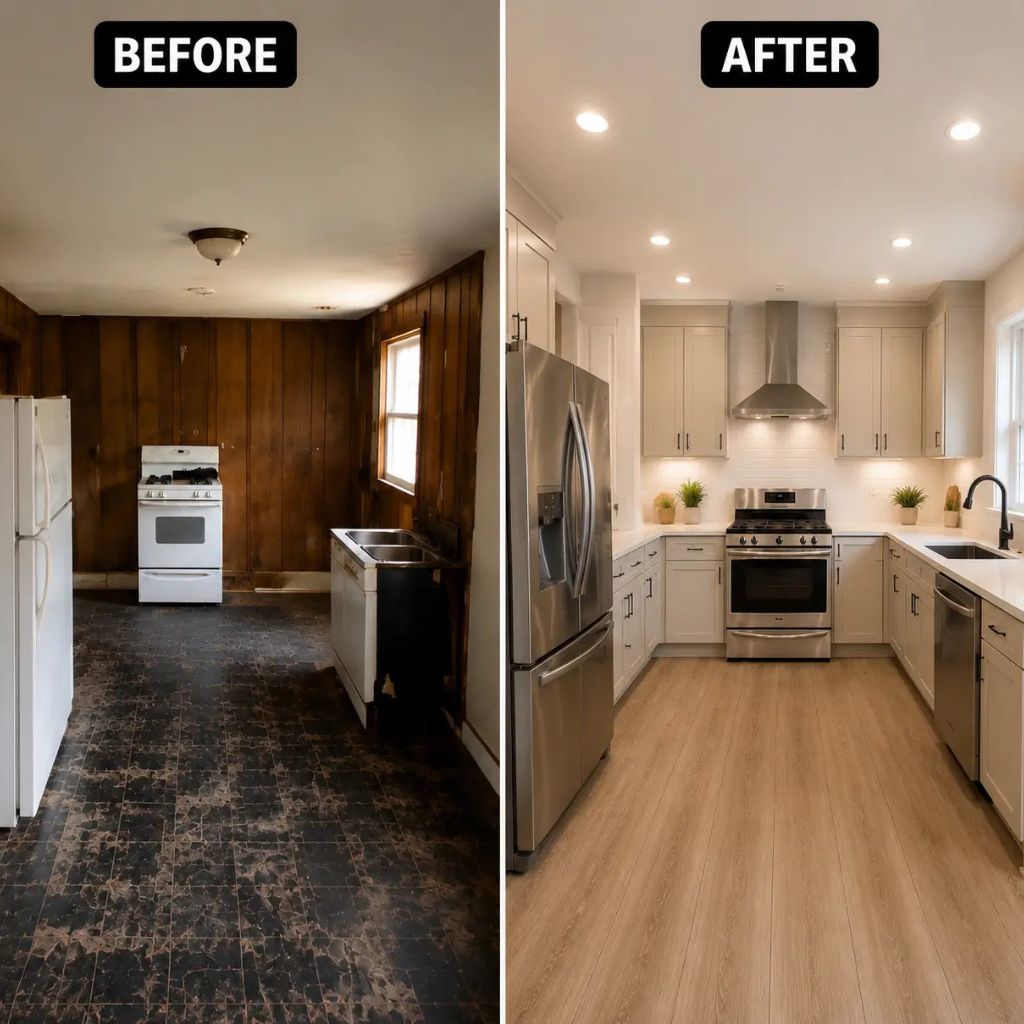 Oak Lawn Kitchen Remodeling Services Before After
