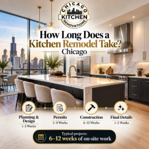 How long does a kitchen remodel take in Chicago timeline